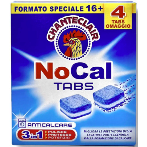 Таблетки від накипу для пральних машин Chanteclair Nocal Tabs 20 шт